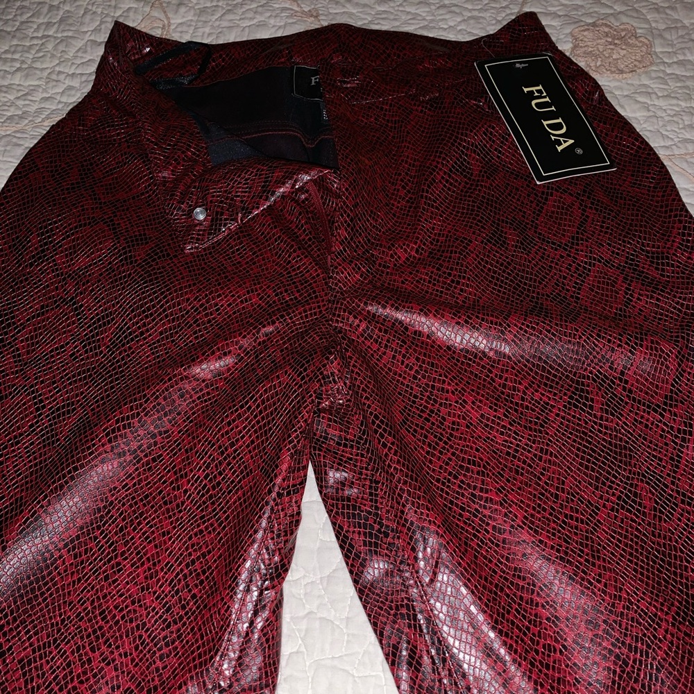 Snakeskin pants